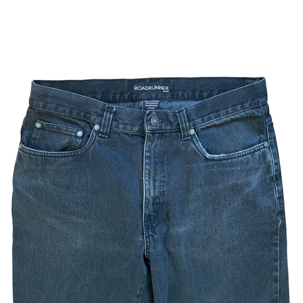 🍁 Cool pair of Road Runner black jeans for men size 34-30